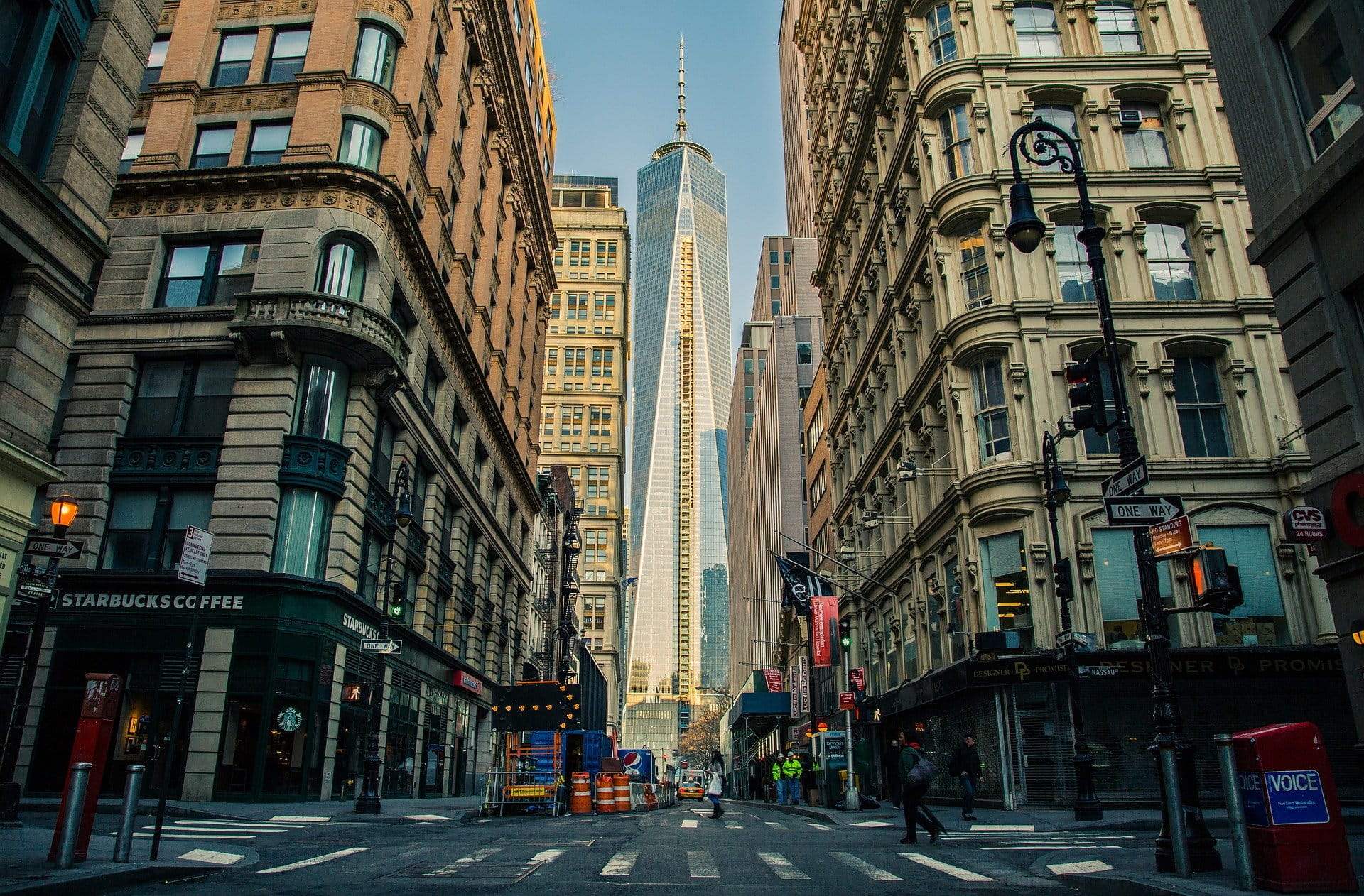 One World Trade Center in New York.