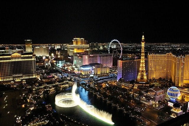 Las Vegas in der Nacht.