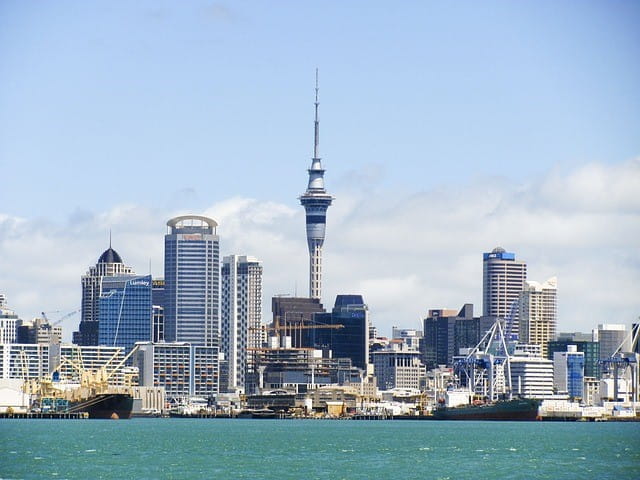 Die neuseeländische Metropole Auckland.