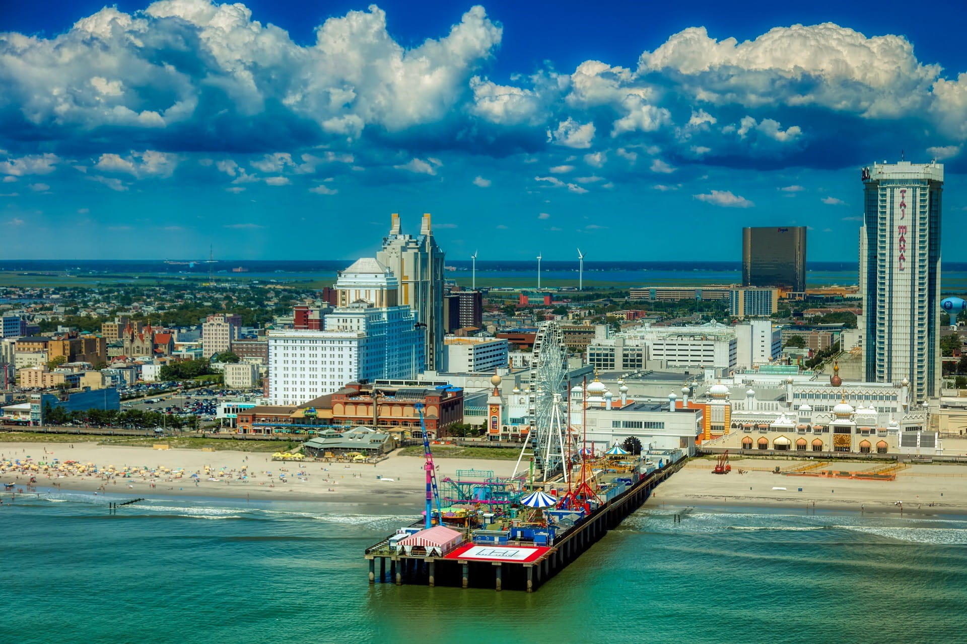 Ansicht von Atlantic City.