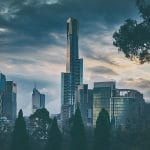 Stadtbild von Melbourne.