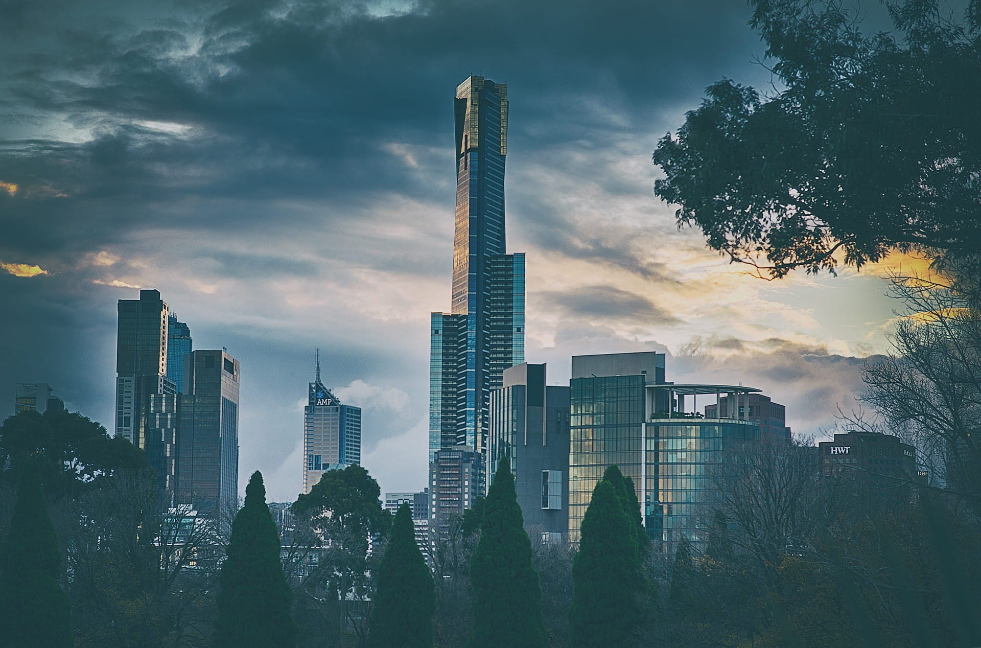 Stadtbild von Melbourne.