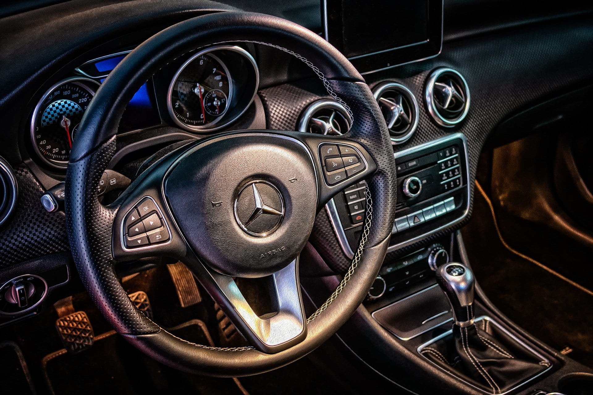Mercedes Innenraum.