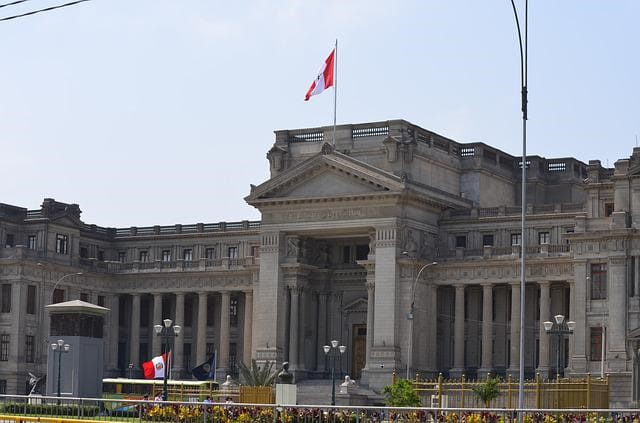 Palast in der peruanischen Stadt Lima.