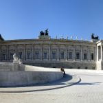 Das österreichische Parlament in Wien.