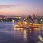 Die Oper in Sydney – ein berühmtes Wahrzeichen Australiens.