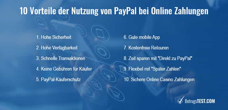 10 Vorteile der Nutzung von PayPal bei Online Zahlungen