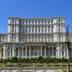 Das rumänische Parlament in Bukarest.