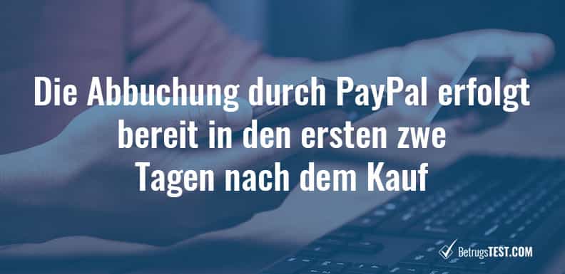 Wann bucht PayPal Geld ab?