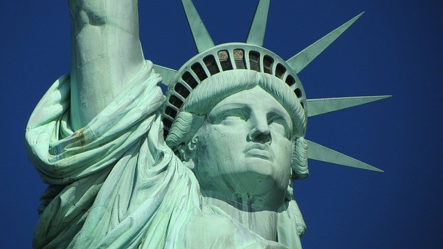 Die Freiheitsstatue – das Wahrzeichen New Yorks.