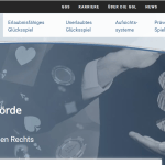 Die Startseite des Onlineportals der GGL.