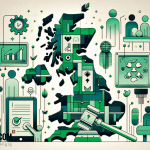 Symbolische Darstellung der Glücksspielregulierung in Großbritannien - Erstellt mit AI durch Betrugstest Prompt.