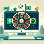 Symbolhafte Darstellung von der Glücksspielsteuer in Brasilien - Erstellt mit AI durch Betrugstest Prompt.