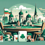 Pokrtisch vor einer Kulisse Bulgariens - Erstellt mit AI durch Bettrugstest Prompt.