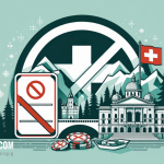 Schweizer Flage und Regierungsgebäude vor einem Bergpanorama - Erstellt mit AI durch Betrugstest Prompt.