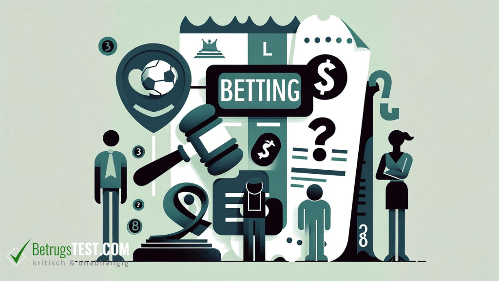 Sinnbildliche Darstellung von Sportwetten als Glücksspiele - Erstellt mit AI durch Betrugstest Prompt. von