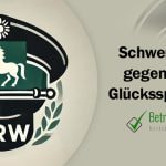 Polizeimütze und ein Wappen von NRW - Erstellt mit AI durch Betrugstest Prompt.