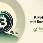 Zerbrochenes Bitcoin Logo mit Schatten eines Mannes im Hintergrund - Erstellt mit AI durch Betrugstest Prompt.