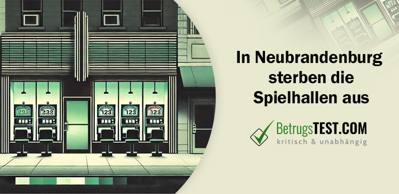 Eine verlassene Spielhalle vor einer tristen Kulisse - Erstellt mit AI durch Betrugstest Prompt.