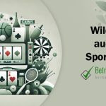 Eine Ansammlung von Online-Casino- und Sportwetten-Symbolen und Elementen - Erstellt mit AI durch Betrugstest Prompt.