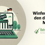 Laptop mit einem Closed-Zeichen - Erstellt mit AI durch Betrugstest Prompt.