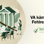 Richterhammer, Gerichtsgebäude und Aktenordner eben sitzenden Menschen - Erstellt mit AI durch Betrugstest Prompt.