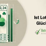 Symbolische Darstellung eines Lottoscheins mit Gewinnzahlen - Erstellt mit AI durch Betrugstest Prompt.
