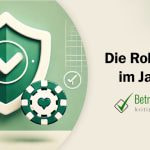 Glücksspielsymbole wie Spielchips und Würfel - Erstellt mit AI durch Betrugstest Prompt.