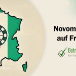 Umrisse Frankreichs mit einem Spielchip in der Mitte - Erstellt mit AI durch Betrugstest Prompt.