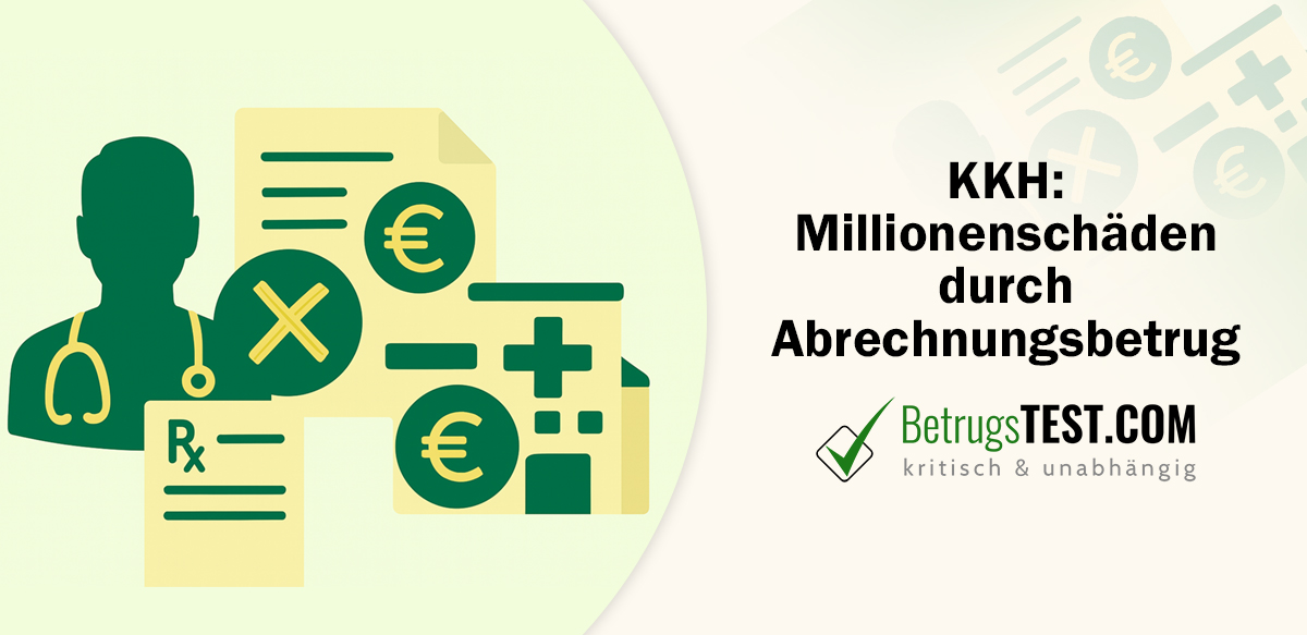 Mann mit Stetoskop inmitten von Abrechnungsscheinen - Erstellt mit AI durch Betrugstest Prompt.