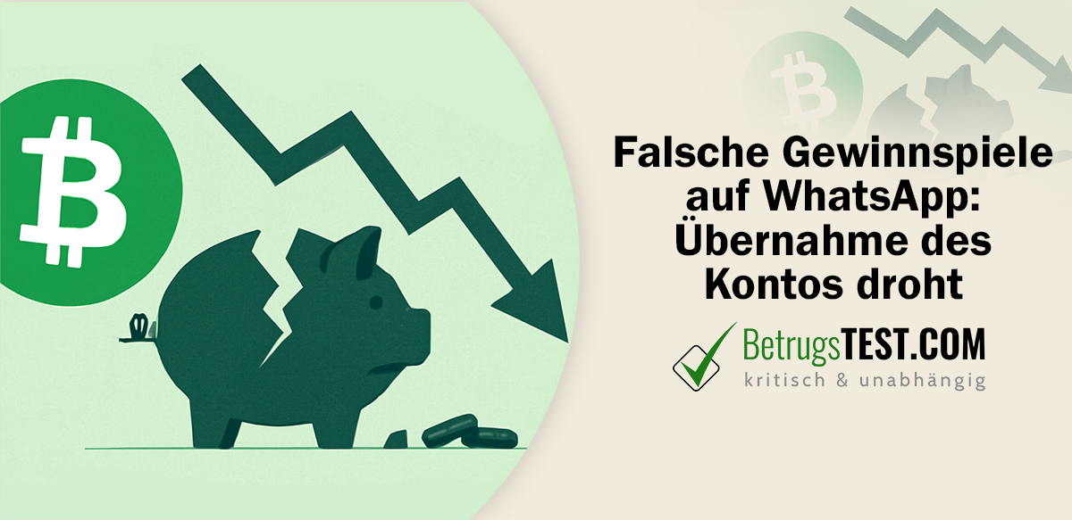 Traurig aussehendes zerbrochenes Sparschwein neben einem Bitcoin-Logo - Erstellt mit AI durch Betrugstest Prompt.