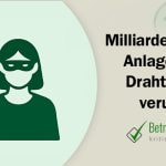 Bitcoin-Logo und ein Geldsack neben einer Frau mit Augenmaske - Erstellt mit AI durch Betrugstest Prompt.