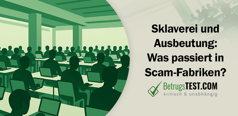 Halle mit vielen Menschen, die vor ihren Laptops sitzen - Erstellt mit AI durch Betrugstest Prompt.