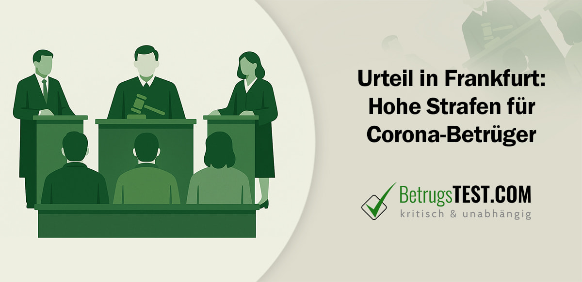 Gerichtsszenerie mit drei Angeklagten und einem Richter, der ein Urteil spricht  - Erstellt mit AI durch Betrugstest Prompt. 